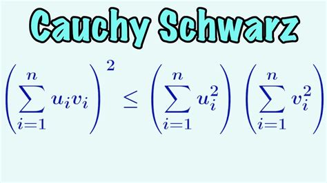 cauchy schwarz inequality calculator.